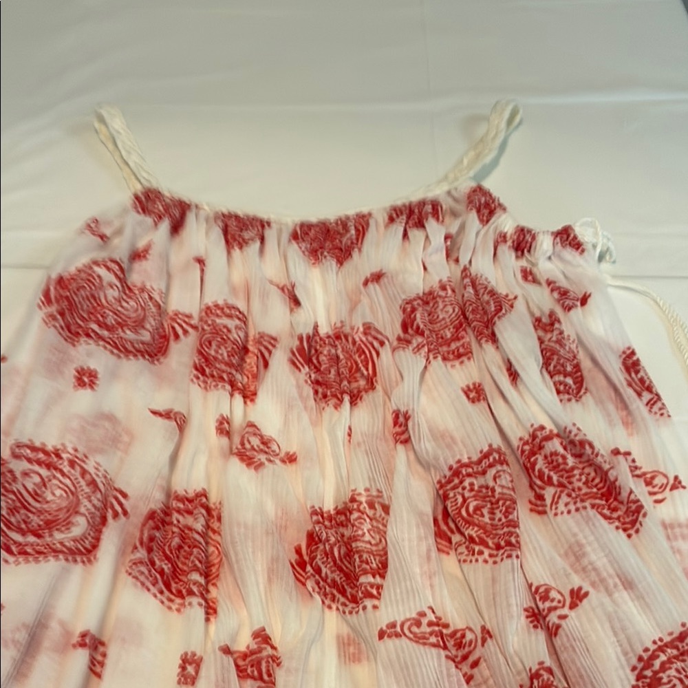 Free People red And white cover up. - Picture 5 of 13